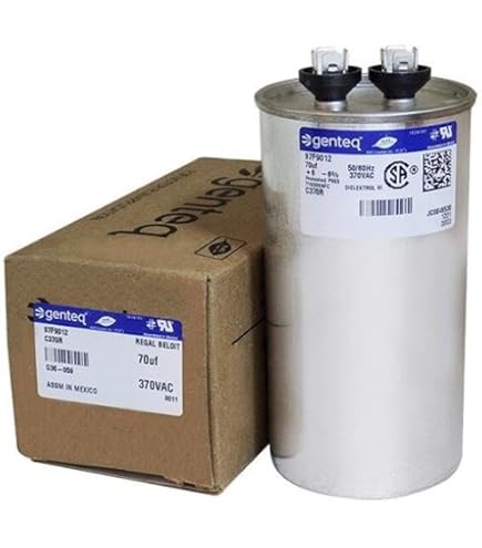 2) Pack - GE - 70 uF MFD x 440 VAC Genteq Replacement